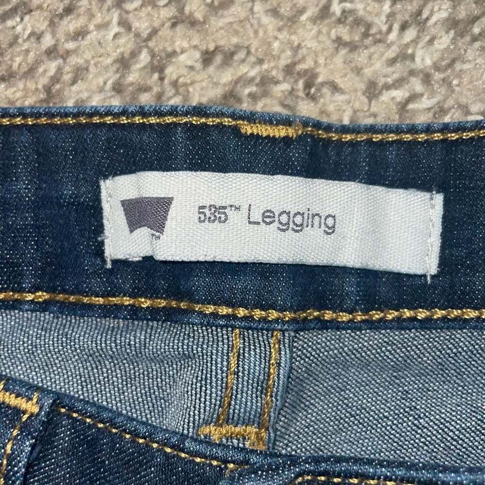 Levi's 535 Legging Dark Wash Skinny Jeans, Size 11M - Picture 5 of 7